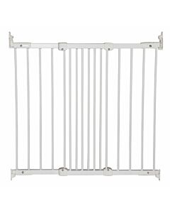 Sikkerthedsgitter fra BabyDan metal, 105,5 cm hvid