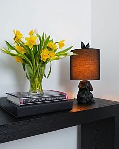 Lumega Rabbit Black Bordlampe