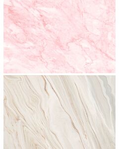 Marble Pink -dobbeltsidet 87x57cm