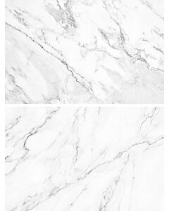 Marble White -dobbeltsidet 87x57cm